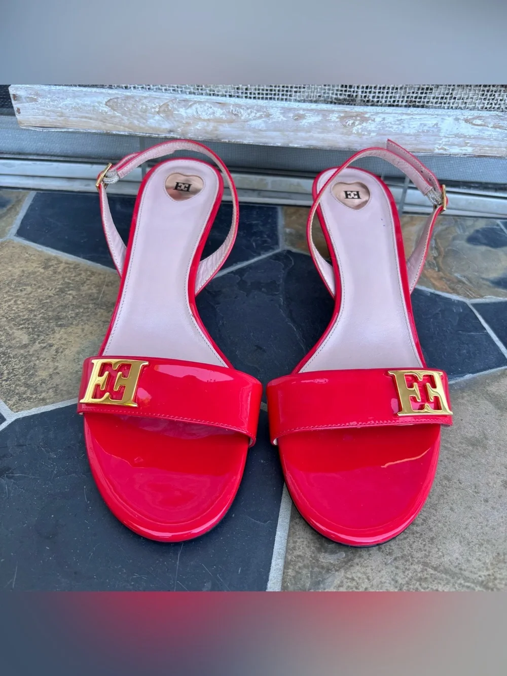 Escada Slingback Sandals